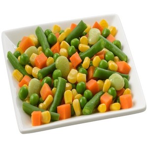 可供销售的冷冻新鲜作物混合蔬菜