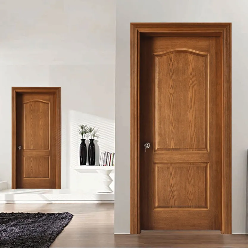 Pas cher Meilleure Vente Panneau Américain Chambre Porte MDF Porte pour Chambre Turque Laque Frull Cadre Architrave Garniture Chambre Porte