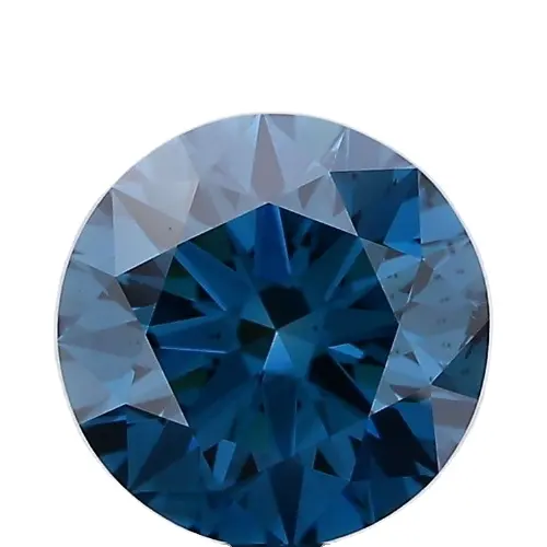 Yüksek kaliteli fantezi mavi renk yuvarlak 2.50ct elmas mavi SI1 Lab yetiştirilen IGI sertifikalı taş 572328079 toptan sentetik gevşek