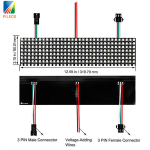 8x32 16x16 8x8LED матричная светодиодная Пиксельная панель WS2812B/SK6812 IC Встроенная 505050dmx rgb SMD гибкая панель экрана - Product Image 2