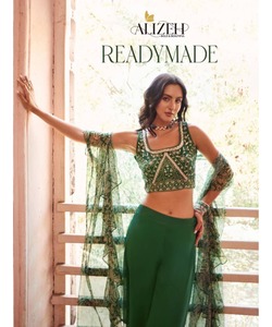 Lavisa新娘一件巴基斯坦LehengaCholi为红色女性设计，带有重刺绣 - Product Image 4