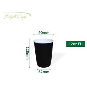 12盎司 (欧盟) 菲律宾制造的双壁咖啡纸杯 - Product Image 1
