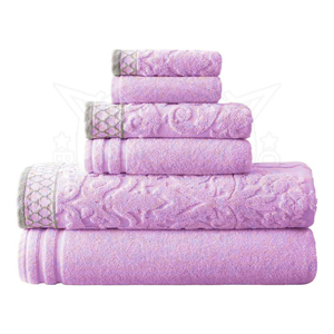 Fabrika toptan lüks havlu seti özelleştirilebilir Ultra yumuşak % 100% pamuk dokuma teknikleri ile 1 banyo 1 el 1 yüz havlu içerir - Product Image 6