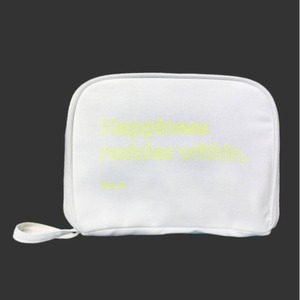 Custom Printed Recycled Cotton Canvas Cosmetic Case Fashionable Daily Makeup <strong>Pouch</strong> with Zipper Low MOQ Travel Accessory - Product Image 1