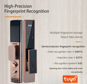 Rebekeyスマートドアロック指紋ロックデジタルパスワードロック解除セキュリティキーレススマートホーム - Product Image 3