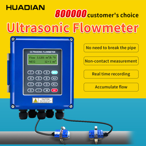 3/4 digitale portatile flusso di plastica a batteria montato a parete misuratore di portata ad ultrasuoni per acqua Modbus arduino olio Base - Product Image 5