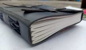 Journal Leather <strong>Notebook</strong> Personal Usage <strong>Notebook</strong> Travel Diary Personalize Leather <strong>Notebook</strong> Blank Paper Diary - Product Image 3