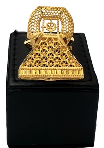Hot-Selling <strong>Dubai</strong> 24KT Gold Plated 4 GRM Fashion Necklace Set Direct Factory Sale Gold Filled Bracelet Earring Ring Pearl Main - Product Image 2