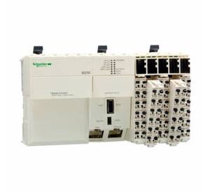 TM258LD42DT controllore logico programmabile elettrico PLC tensione di uscita-24 V DC, limiti di tensione di uscita-19.2 ,28.8 V, - Product Image 1