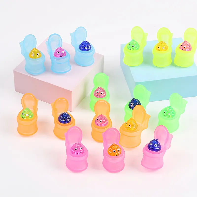 Alivio Antiestrés Oilet Sensory Kids Toy Asiento de inodoro Juguetes Tpr Material Sensory Squeeze Toys