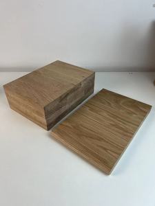Personalizado Oak <span class=keywords><strong>Stair</strong></span> 4 "Grosso Sólido Carvalho Branco Butcher Block <span class=keywords><strong>Stair</strong></span> Passos 11-1/4" X 48 "para Escadas Flutuantes - Product Image 6