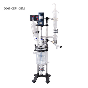 小型ラボガラス原子炉3L小型化学攪拌機5L 10L 20Lモーター混合 - Product Image 1