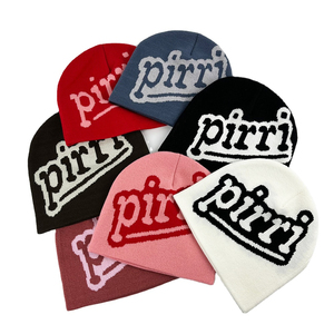 Unisex Winter Acrylic <strong>Toque</strong> for Adults High Quality Custom Logo Knitted Jacquard 3D Embroidered Cartoon and Letter Patterns