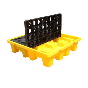 כבד <span class=keywords><strong>hdpe</strong></span> 4 תופים דליפת עבור נפט תעשייתית סיטונאית שמן הבלימה התעשייתית <span class=keywords><strong>hdpe</strong></span> משטחי דליפת פלסטיק