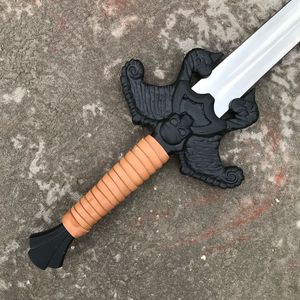手工定制维京风格剑日本风格亚特兰蒂斯动漫玩具剑，用于由木头和竹子制成的角色扮演道具