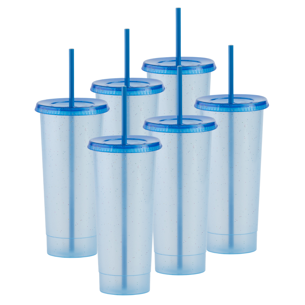 Translucent Blue Glitter