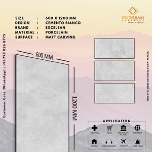 60X120 60x60cm厘米雕刻饰面最佳现代低价水泥外观抛光瓷砖地板佛山中国设计意大利