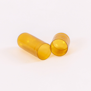OEM Custom vuote separate Capsule di gelatina 00 0 1 dimensione marrone traslucido conchiglie per polvere - Product Image 4