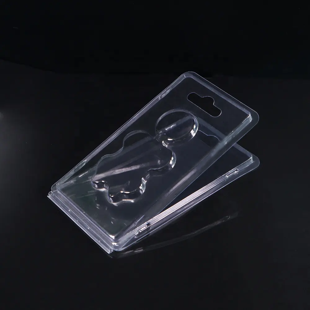 Custom Clear PET Plastic Clamshell Packing Double Blister Packaging Box Protector Case