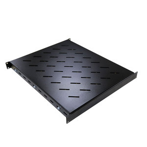19 inç 1U sabit sunucu raf raf ağ veri merkezi raflar için bacalı raf montaj raf & IT sunucu odası dolapları - Product Image 3
