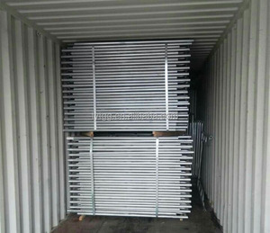 Andamio de Marco H para construcción Andamio de metal galvanizado Construcción de marco de tablón - Product Image 5