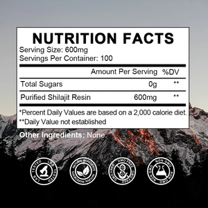Shilajit Creme 60g Ergänzung mit mehreren Mineralien Shilajit Resin Pure Himalayan für das Immunsystem