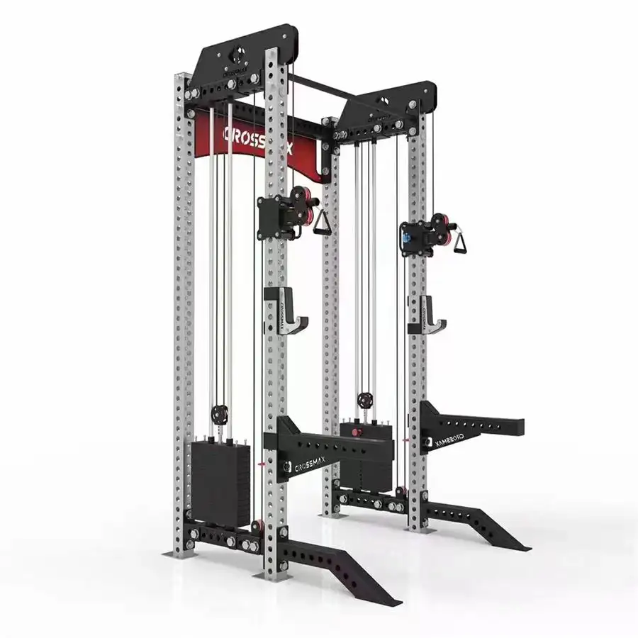 Fitness studio Verwenden Sie Fitness geräte Multifunktion strainer Power Cage Smith Machine Squat Rack