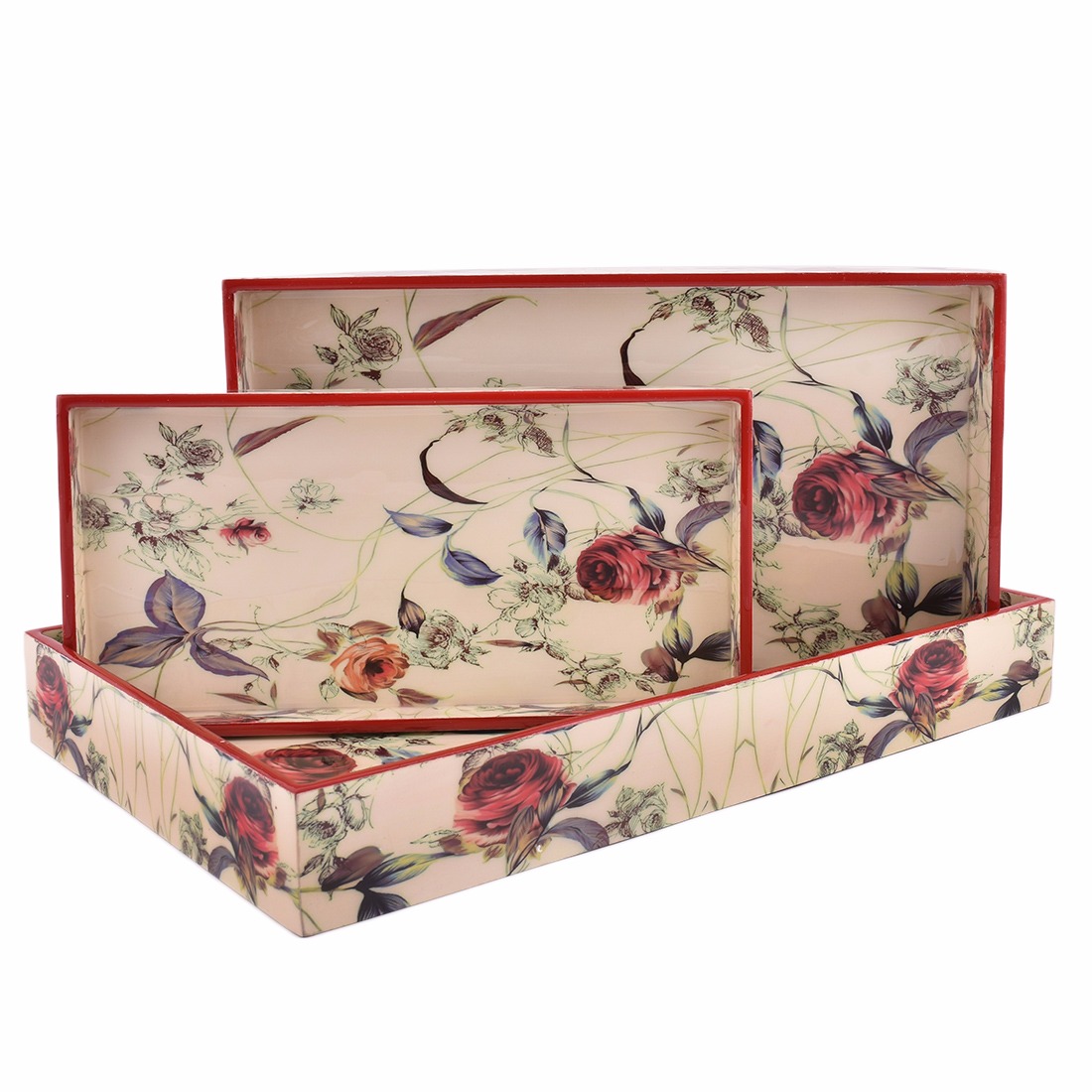 Red Floral Design
