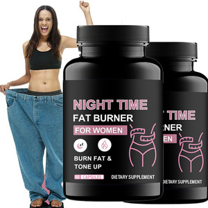 Noite suplemento metabolismo noite queimador de gordura das mulheres ervas cápsulas complexo de queima de gordura com suporte equilíbrio hormonal - Product Image 5