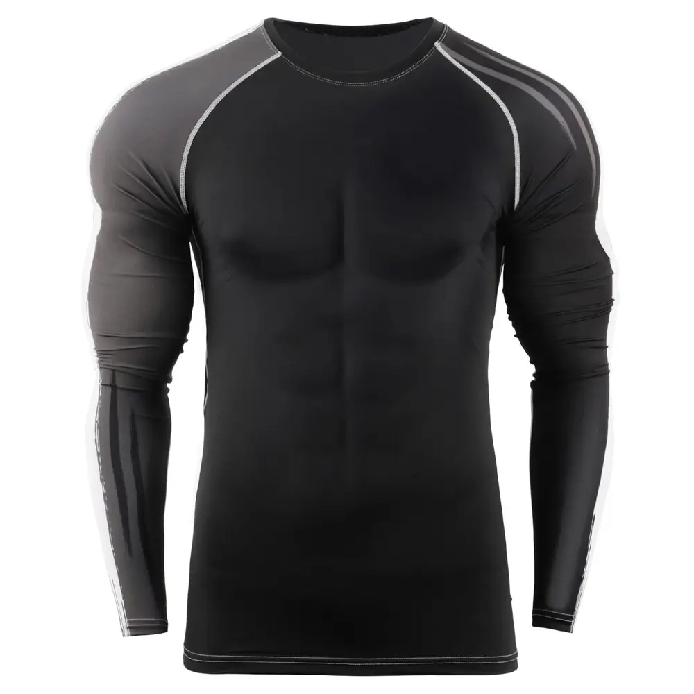 Migliore vendita alla moda nuovo Design da uomo Rash Guard In basso MOQ/vita alta estensibile da uomo per il Fitness