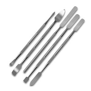 Micro Lab Spatula Sampler Set <strong>Clay</strong> and Sculpting Tools Stainless Double Ended Multi-Purpose <strong>Mixing</strong> Filling Spatulas Tweezer - Product Image 1