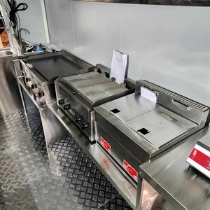 ベーカリーレストランファームコアコンポーネントモーター用フライヤーキッチンフードトラック自動販売トレーラー付き小型モバイルガスファーストフードカート