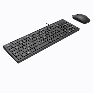 ドイツのレイアウト有線コンピューターキーボードとマウスコンボ95キーWin7/8/10 Vistaと互換性のある2つの領域AIO、デスクトップ - Product Image 5