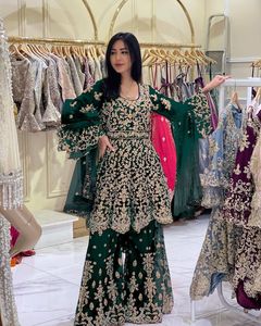 SALWAR KAMEEZ巴基斯坦印度婚礼派对穿礼服宝莱坞套装<span class=keywords><strong>SHARARA</strong></span>