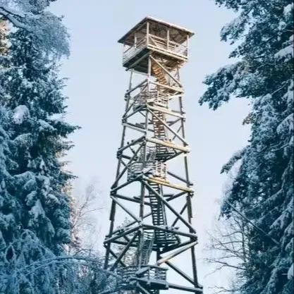 Torre de observação de aço galvanizado para proteção florestal contra incêndio, torre de observação autoportante de alta qualidade, algumas torres