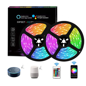 Приложение Wi-Fi 12 В пульт дистанционного управления гибкий SMD 5050 RGB светодиодный Умный домашний свет Светодиодные полосы света - Product Image 6