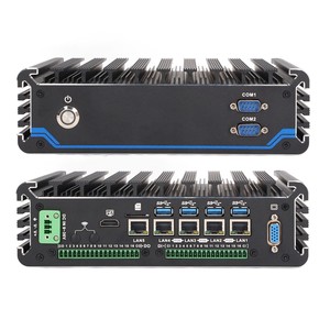 Compact <strong>Embedded</strong> <strong>Computer</strong> Intel 38565U Fanless X86 Industrial Mini PC POE I3 I5 I7 with GPIO for Machine Vision - Product Image 2