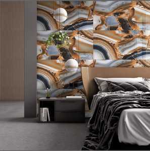 Glossy Brown Designs 600 X 1200 mm Manufacturer and Exporter of Wholesaler Retailer Glazed Porcelain Polished Flooring Tiles