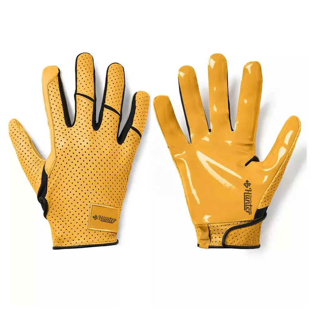 Moderne Stil Handschuhe in angemessenem Preis Benutzer definiertes Logo Gedruckte American Football Handschuhe Großhandel Beste Gälische Handschuhe