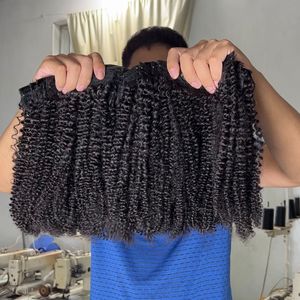 批发真夹人发100% 处女生隐形无缝夹接发