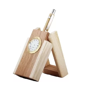 Düşük fiyat için el yapımı kullanımı ile ahşap kalemlik cep telefonu stentleri masa düzenleyici ahşap kalem standı - Product Image 4