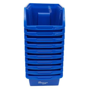 フロントオープニングスタッキングウェアハウスビンプラスチックスタッカブルスモールパーツピック収納ボックスビン - Product Image 1