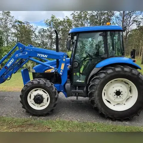 Mesin peternakan Belanda baru-biru asli cukup digunakan 4WD traktor/pertanian bekas tangan kedua traktor roda 150HP