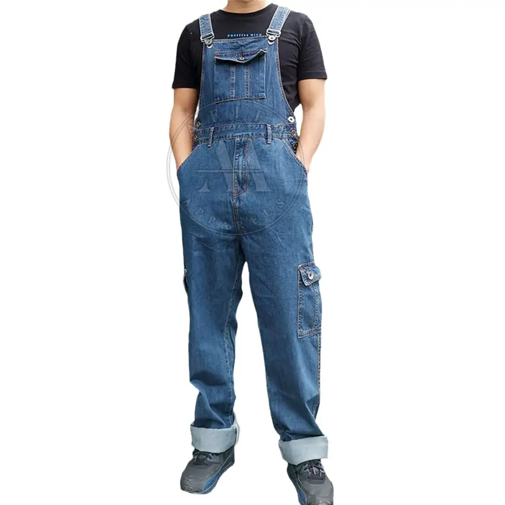 Wholesale New Fashion Overalls Trousers Dungaree Jeans Stylish Jeans Pant For Men