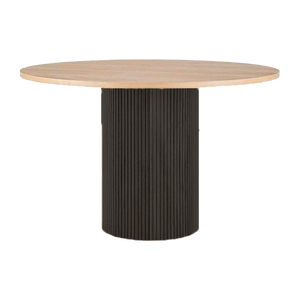 MDF taban ve 25 mm katedral meşe kaplama kapağı ile DIVERSO Modern kraliçe yemek masası seti meksika'da yapılan pürüzsüz kaplama - Product Image 1