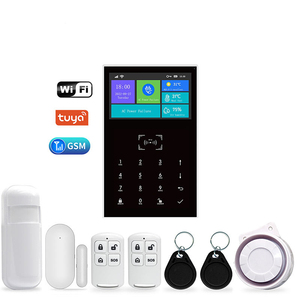 DAYTECH TUYA APP Control Sistema de alarma contra intrusos Pantalla táctil GSM Sistema de alarma antirrobo 433MHz Seguridad interior del hogar SMS WiFi - Product Image 1