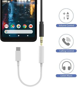 <strong>Type</strong>-<strong>C</strong> to 3.5mm <strong>Audio</strong> <strong>Adapter</strong> <strong>USB</strong> <strong>C</strong> to 3.5 Headphone Jack <strong>Adapter</strong> Cable - Product Image 5