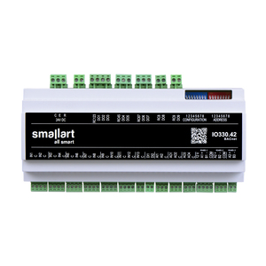 IO330-入出力モジュール30 I/O 24V DC BACnet MS/TP DINレール - Product Image 1