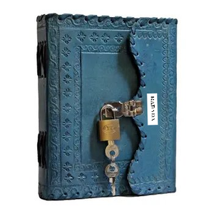 Deri günlük erkekler ve kadınlar için deri günlüğü yazma şiirler Sketchbook kayıt tutmak dizüstü kişisel Memoir ile kilit anahtarı
