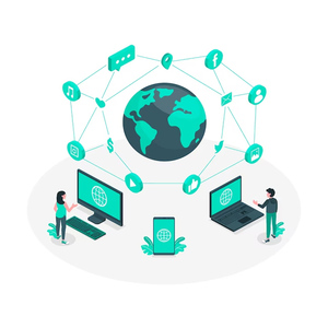 Digital Evolution Backbone Network Dynamics von Indian Exporters entfesselte IT-Netzwerks oftware für den Online-Versand - Product Image 2